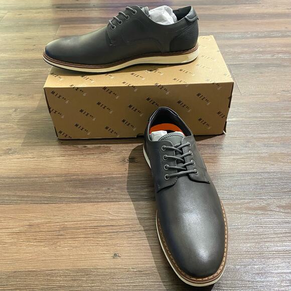 Mix No. 6 Other - Mix no. 6 sz 10.5 gray men's lace up oxford dress shoe NWT